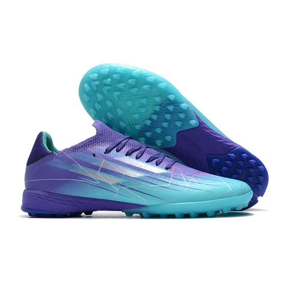 Adidas X Speedportal .1 TF Low-top Purple Blue Soccer Cleats