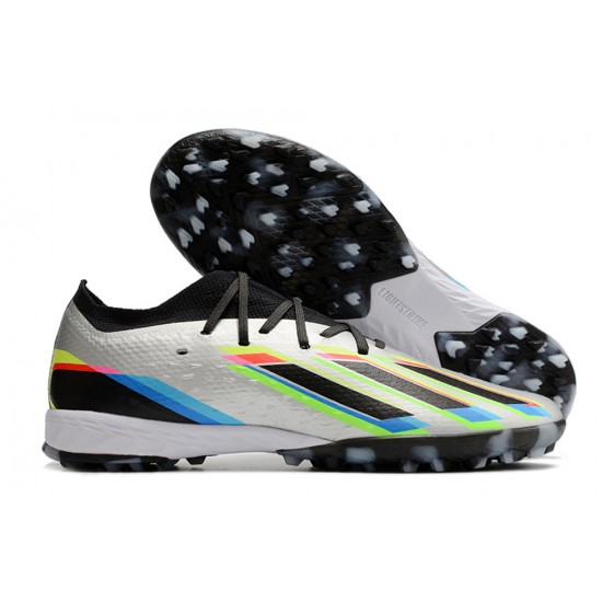 Adidas X Speedportal .1 TF Low-top Sliver Black Multi Women And Men Soccer Cleats