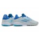 Adidas X Speedportal .1 TF Low-top White Turqoise Blue Soccer Cleats