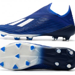 Adidas X 19 FG Blue White Soccer Cleats