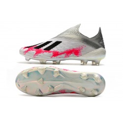 Adidas X 19 FG Silver Peach Black Soccer Cleats