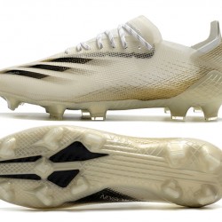 Adidas X Ghosted 1 FG Beige Black Soccer Cleats