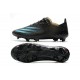 Adidas X Ghosted 1 FG Black Blue Soccer Cleats