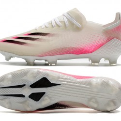 Adidas X Ghosted 1 FG Pink Beige White Soccer Cleats