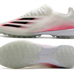 Adidas X Ghosted 1 TF Beige Black Pink Soccer Cleats