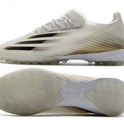 Adidas X Ghosted 1 TF Beige Black Soccer Cleats