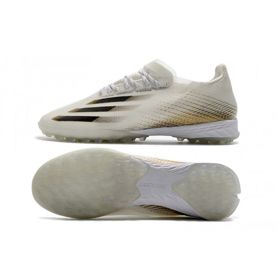 Adidas X Ghosted 1 TF Beige Black Soccer Cleats