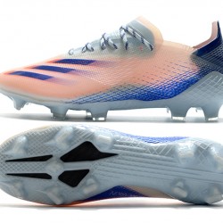 Adidas X Ghosted 1 TF Blue Pink Silver Soccer Cleats