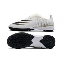 Adidas X Ghosted 3 TF Beige Black Soccer Cleats