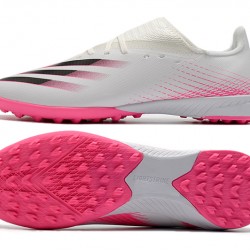 Adidas X Ghosted 3 TF White Pink Black Soccer Cleats