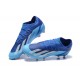 Adidas x23 crazyfast 1 FG Blue LightBlue White Pink For Men Low-top Soccer Cleats 