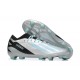Adidas x23 crazyfast 1 FG Silver Black Blue For Men Low-top Soccer Cleats
