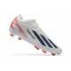 Adidas x23 crazyfast 1 FG White Black Orange For Men Low-top Soccer Cleats 