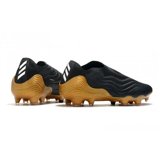 Cheap Adidas COPA Sense FG 39 45 Black Brown Low Soccer Cleats