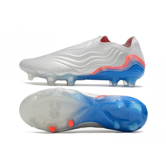 Buy Adidas COPA Sense FG 39 45 Silver Blue Low Soccer Cleats