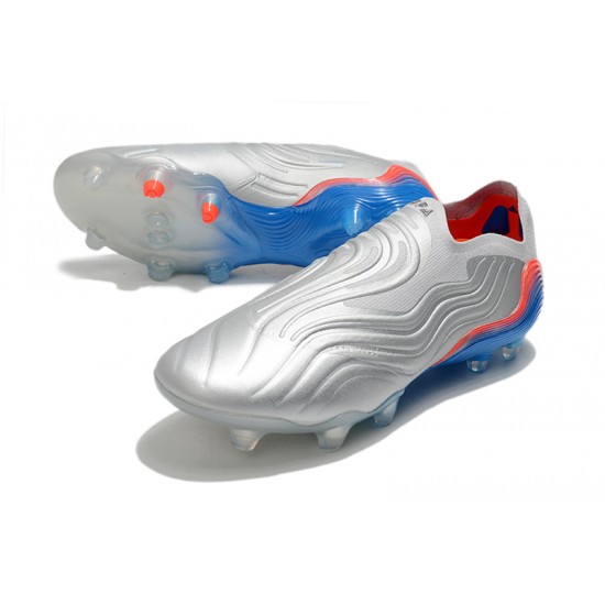 Buy Adidas COPA Sense FG 39 45 Silver Blue Low Soccer Cleats