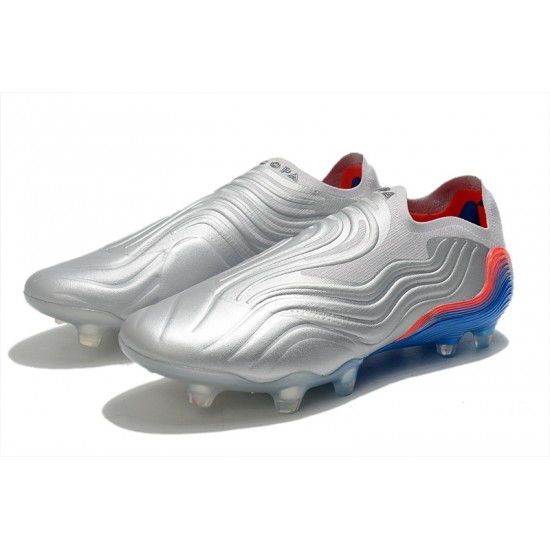 Buy Adidas COPA Sense FG 39 45 Silver Blue Low Soccer Cleats