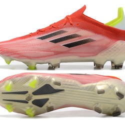 Hot Adidas X Speedflow FG Peach Black Green Low Soccer Cleats 39 45