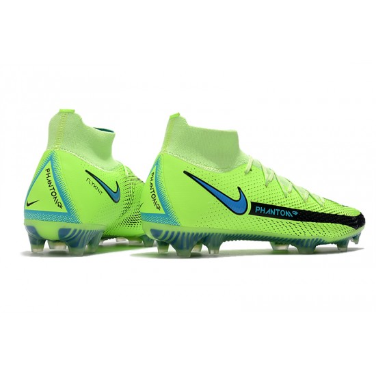 Newest Nike Phantom GT Elite Dynamic Fit FG 39 45 Green Black High Soccer Cleats