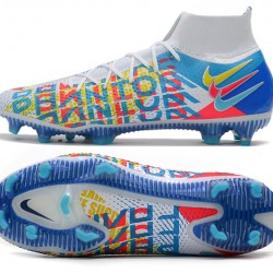 Hot Nike Phantom GT Elite FG 39 45 High Blue White Soccer Cleats