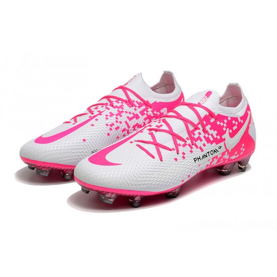 New Nike Phantom GT Elite FG 39 45 Purple White Low Soccer - Nike Phantom