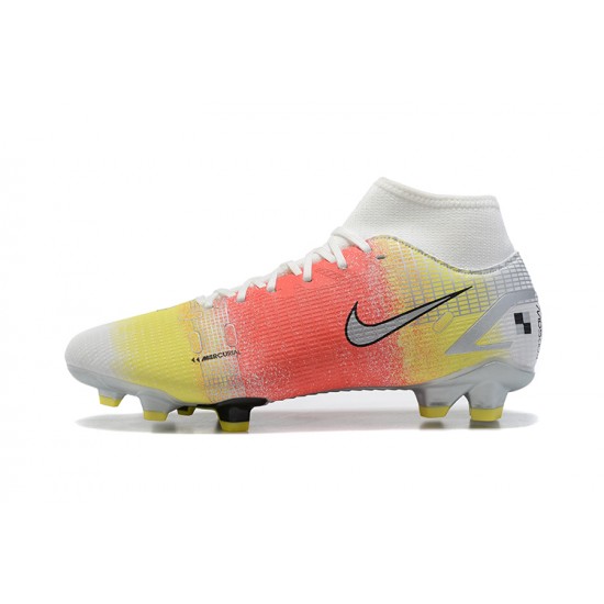 Newest Nike Superfly 8 Academy FG 39 45 Red Yellow White