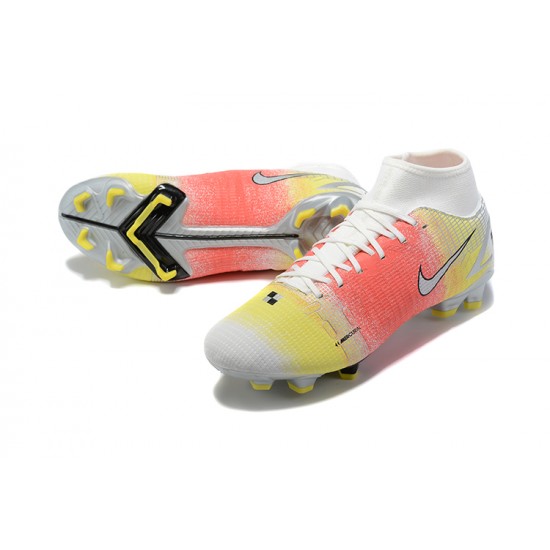 Newest Nike Superfly 8 Academy FG 39 45 Red Yellow White