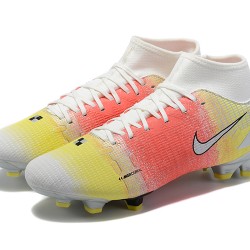 Newest Nike Superfly 8 Academy FG 39 45 Red Yellow White
