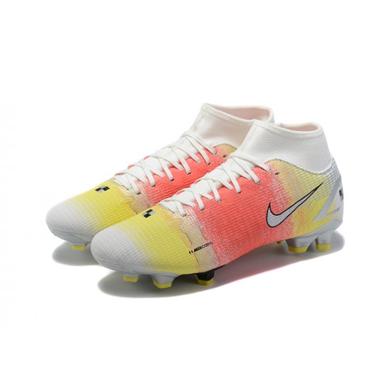 Newest Nike Superfly 8 Academy FG 39 45 Red Yellow White