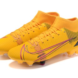 Hot Nike Superfly 8 Academy FG 39 45 Yellow Black Soccer Cleats