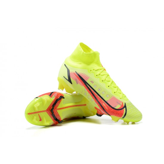 Cheap Nike Superfly 8 Academy FG 39 45 Yellow Red Soccer Cleats