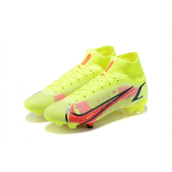 Cheap Nike Superfly 8 Academy FG 39 45 Yellow Red Soccer Cleats