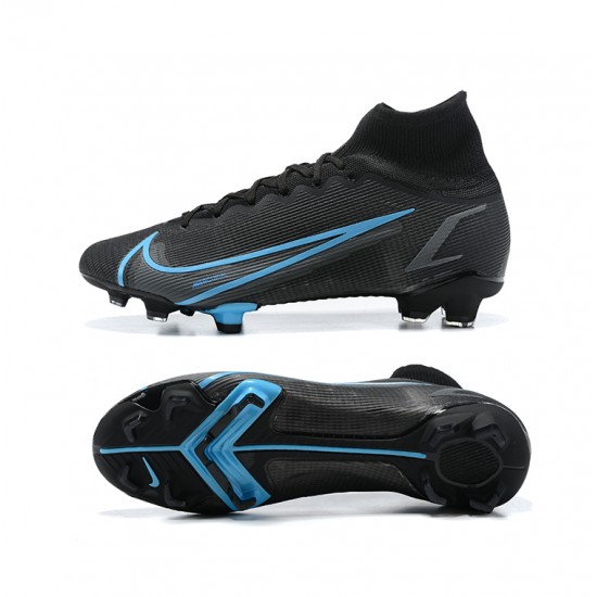 New Nike Superfly 8 Academy FG39 45 Black Blue