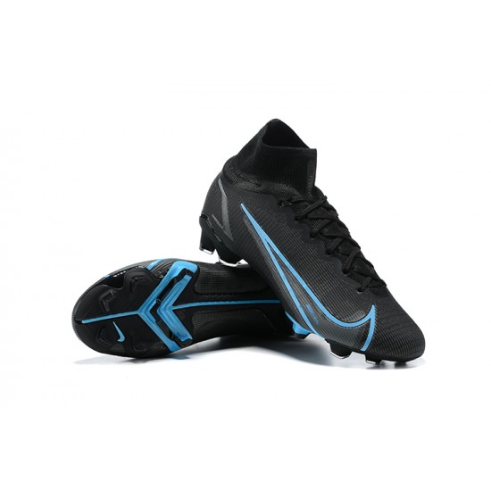 New Nike Superfly 8 Academy FG39 45 Black Blue