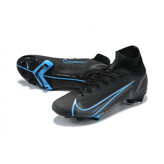 New Nike Superfly 8 Academy FG39 45 Black Blue