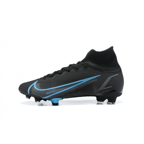 New Nike Superfly 8 Academy FG39 45 Black Blue