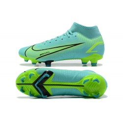 Discount Nike Superfly 8 Academy FG39 45 Blue Gree Soccer Cleats