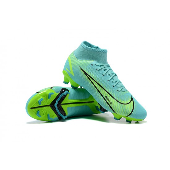 Discount Nike Superfly 8 Academy FG39 45 Blue Gree Soccer Cleats