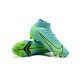 Discount Nike Superfly 8 Academy FG39 45 Blue Gree Soccer Cleats