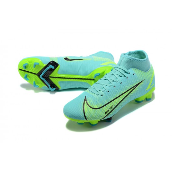 Discount Nike Superfly 8 Academy FG39 45 Blue Gree Soccer Cleats