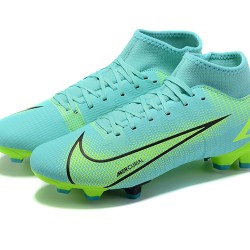 Discount Nike Superfly 8 Academy FG39 45 Blue Gree Soccer Cleats