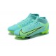 Discount Nike Superfly 8 Academy FG39 45 Blue Gree Soccer Cleats