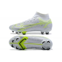 Buy Nike Superfly 8 Academy FG39 45 White Green Soccer Cleats