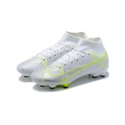 Buy Nike Superfly 8 Academy FG39 45 White Green Soccer Cleats