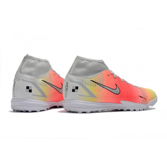 Cheap Nike Superfly 8 Academy TF 39 45 Grey Orange Black High Soccer Cleats