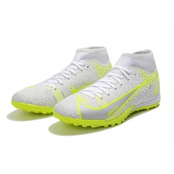 New Nike Superfly 8 Academy TF 39 45 Grey Yellow High Soccer Cleats