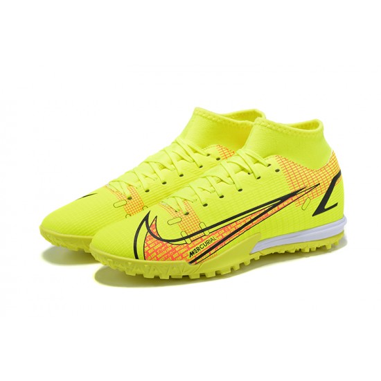 Discount Nike Superfly 8 Academy TF 39 45 High Yellow Orange Soccer Cleats