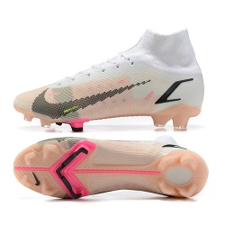 Discount Nike Superfly 8 Elite FG39 45 White Black Soccer Cleats