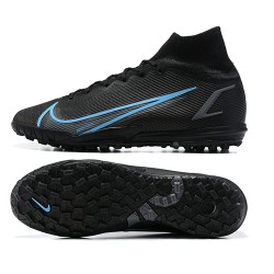 Buy Nike Superfly 8 Elite TF 39 45 Black Blue High Soccer Cleats