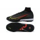 Newest Nike Superfly 8 Elite TF 39 45 Black Red High Soccer Cleats